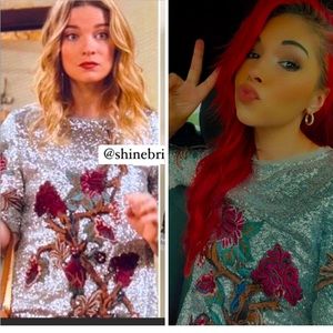 Zara Sequin Tee Dress✨Alexis Rose✨